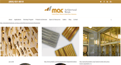 Desktop Screenshot of macmetals.com