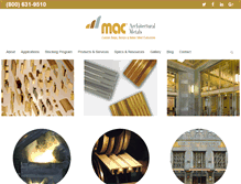 Tablet Screenshot of macmetals.com